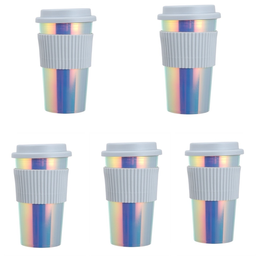 Mainstays 18oz To Go Cup- Rust Iridescent - 5 CUPS NEW - Picture 7 of 11